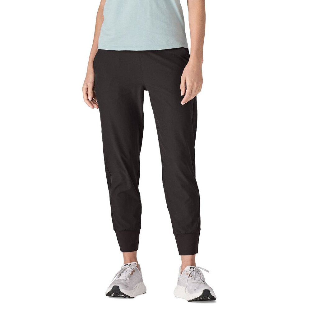 Patagonia Pants Womens Medium Black Joggers Happy Hike Studio Outdoors Gorp
